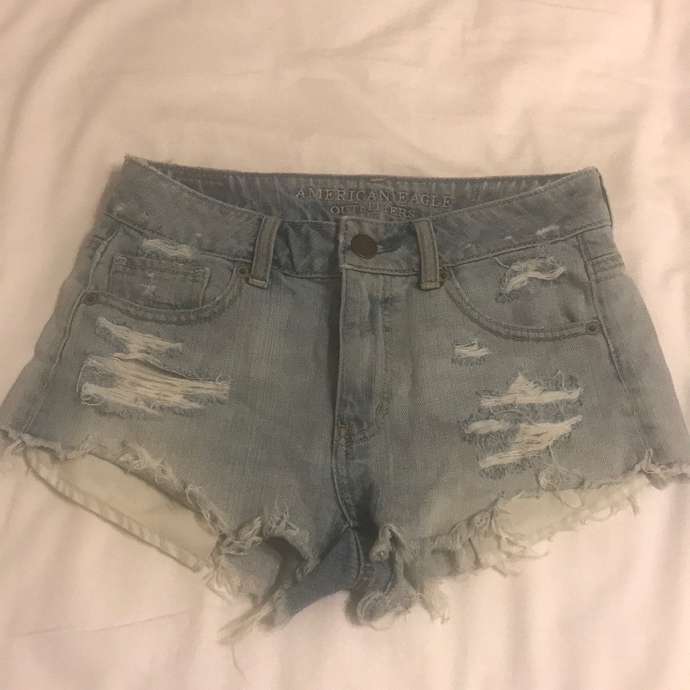 American Eagle | Distressed Denim Shorts